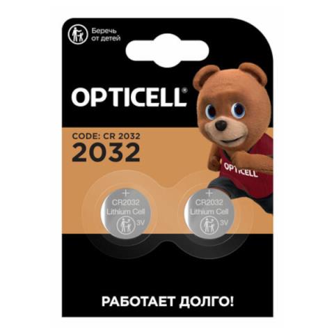 Батарейка CR2032 2 шт. Opticell 2BL 5060001 Батарейка CR2032 2 шт. Opticell 2BL 5060001