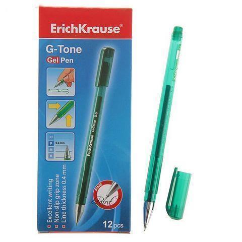 Ручка гелевая G-TONE зеленый 39016