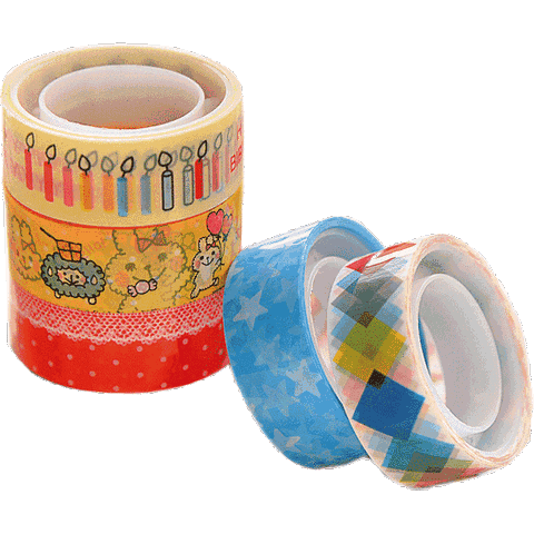 Скотч 15 мм х5 м deVENTE 9040800 цветной ассорти