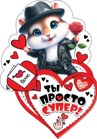 2-54-14213А Ты просто супер! 254x143мм