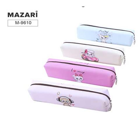 Пенал Mazari Кошечка М-9610 прямоугольный на молнии Пенал Mazari Кошечка М-9610 прямоугольный на молнии