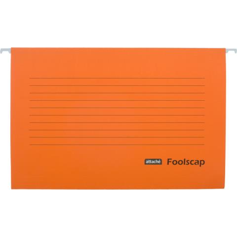Подвесная папка Attache Foolscap оранжевая, до 200л 1574410 5шт/уп
