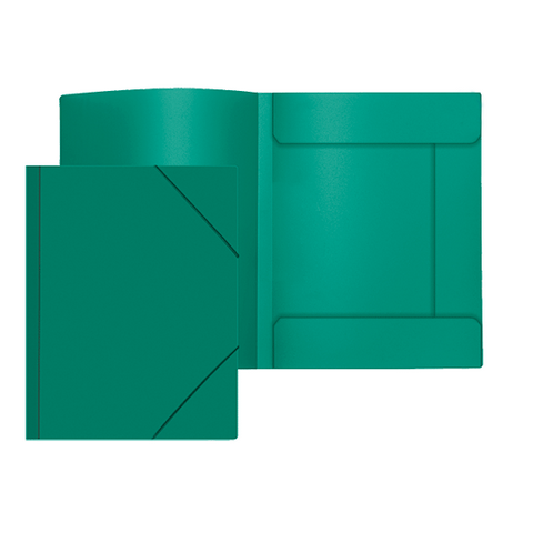Папка на резинках Attomex 3070401 зеленая