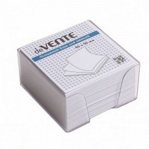 Блок для записей 9х9х5 белый в подставке deVENTE 2013400 пл.100г/м2, бел.96% 