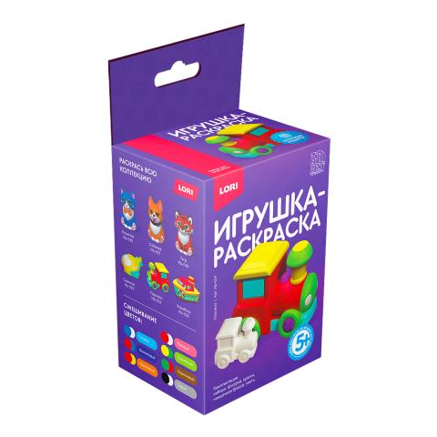 Раскраска-игрушка Ир-024 Паровоз Раскраска-игрушка Ир-024 Паровоз