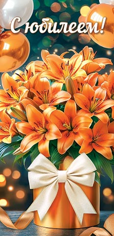 2-16-3034А Конверт для денег С юбилеем!