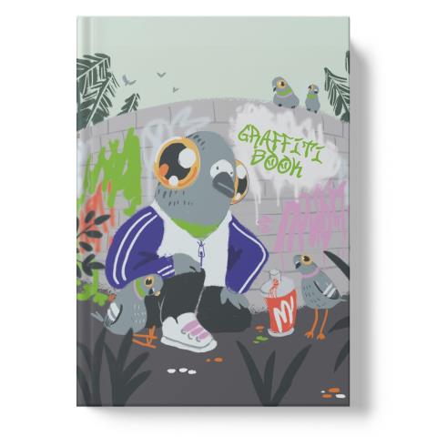 Скетчбук А5 64 л. К-Э Graffiti book На стиле 7БЦ БЛ564224