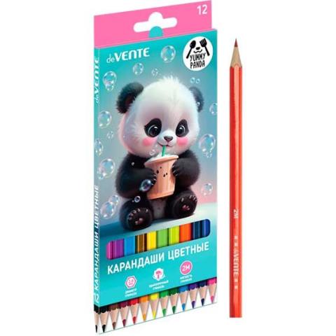 Карандаши цв. 12 цв. deVENTE 2М Yummy Panda 5022536