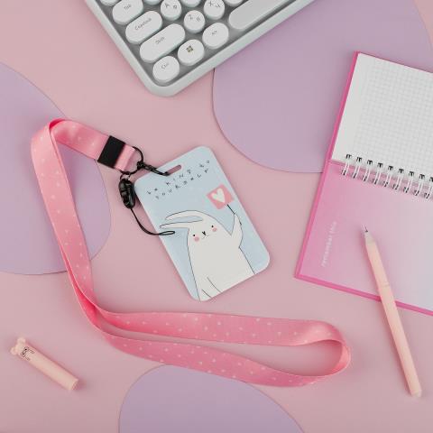 Бейдж школьный MESHU MS_54236 Kind bunny 110х70мм Бейдж школьный MESHU MS_54236 Kind bunny 110х70мм