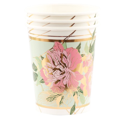 Стакан Пионы 250мл 6шт 1502-4511