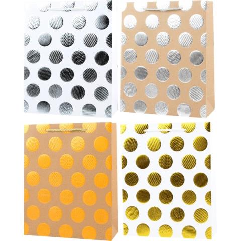 Пакет подарочный deVENTE 9041115 Polka dots (26*33 см)