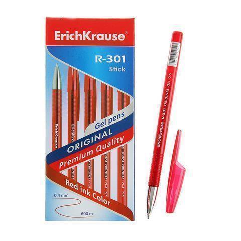 Ручка гелевая ERICH KRAUSE R-301 0,5 42722 красный