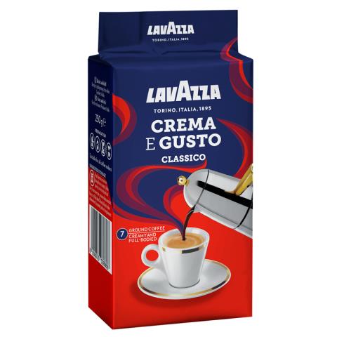 Кофе молотый Lavazza Crema e Gusto 250 гр пакет 3876