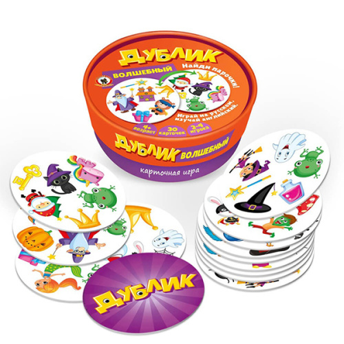 Игра Дублик Волшебный 30 карт. 02488 ЧЗ