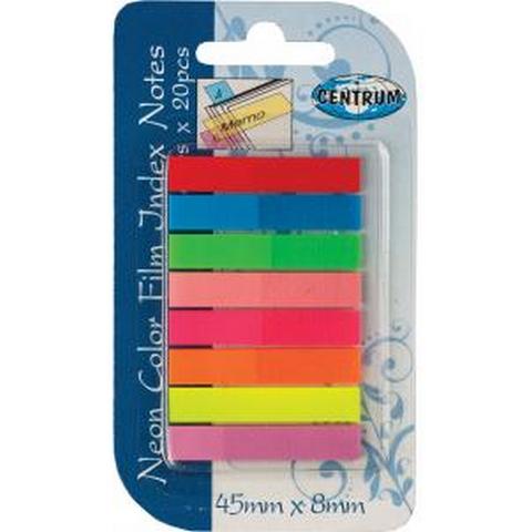 Стикеры - индексы 8х45х8 цветные 83504 пласт