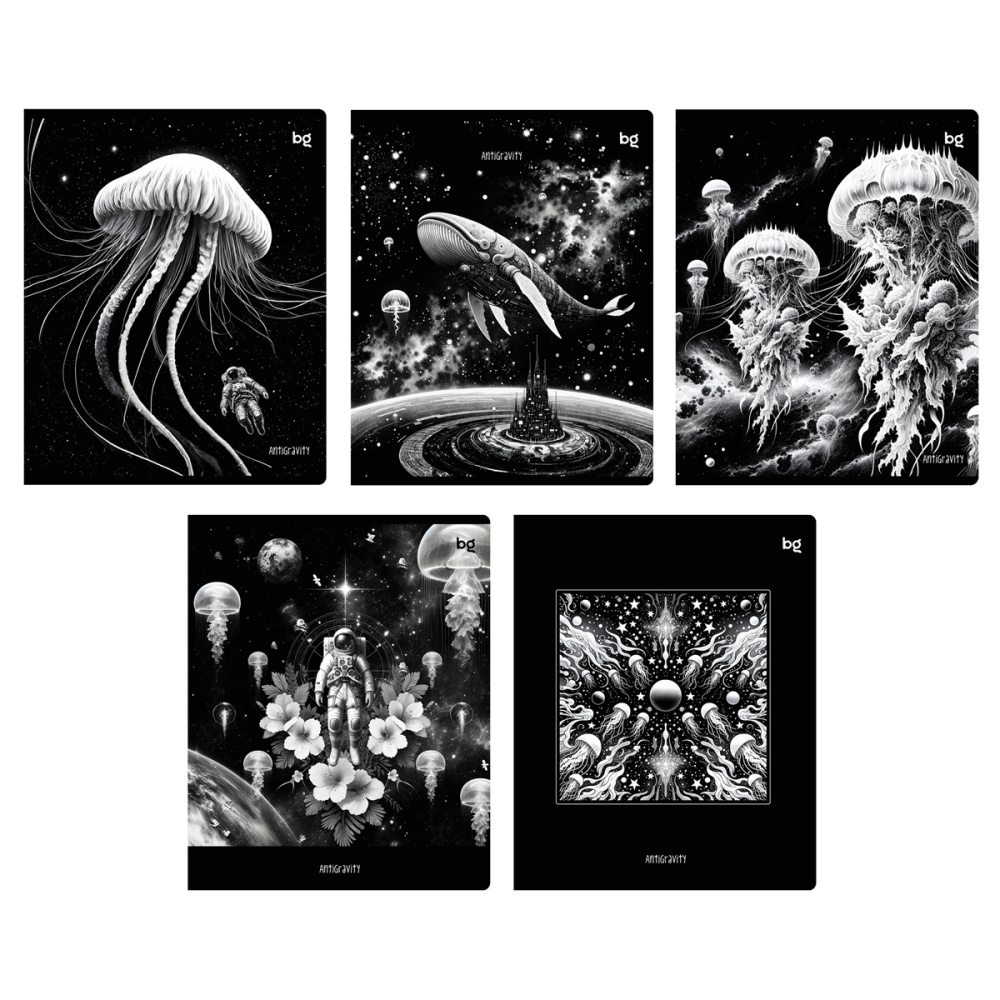 Тетрадь 48 л. (клетка) БиДжи Медуза Т5ск48 59405