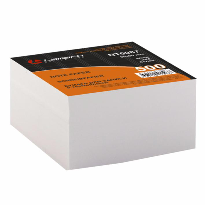 Блок для записей 9х9х5 белый LAMARK NT0087