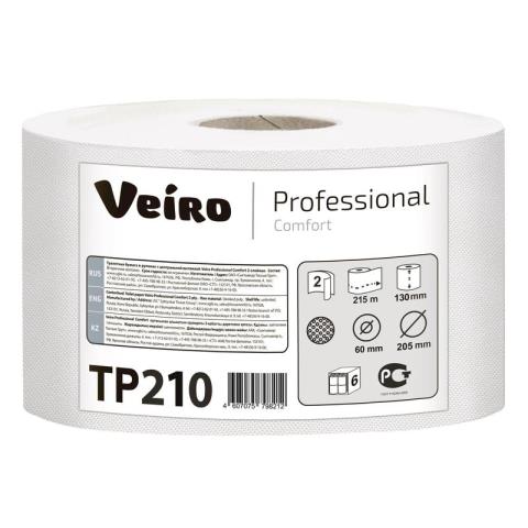 Туал. бумага VEIRO Professional 2сл. 215м. центр. вытяжка ТР210