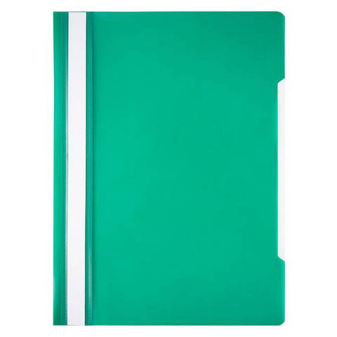 Папка - скоросшиватель А4 Бюрократ зеленый 998169