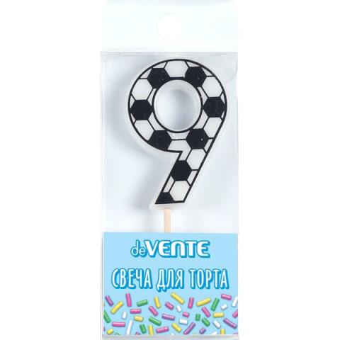 Свеча-цифра deVENTE 9060927 Футболист "9" Свеча-цифра deVENTE 9060927 Футболист "9"