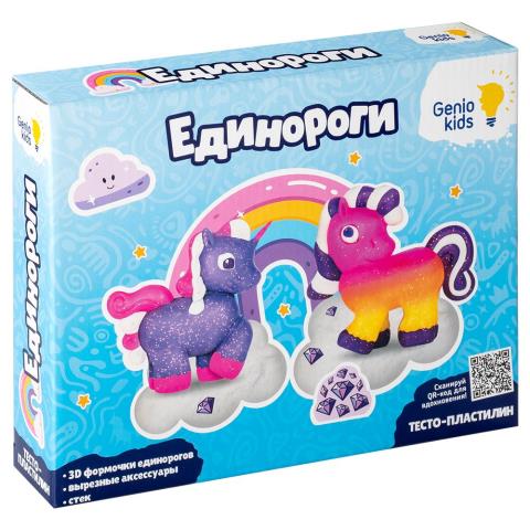Тесто-пластилин 6 шт. Единороги ТА2036 Тесто-пластилин 6 шт. Единороги ТА2036
