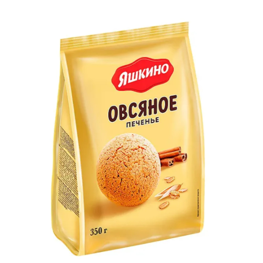 Печенье Овсяное Яшкино 350гр ЯП821