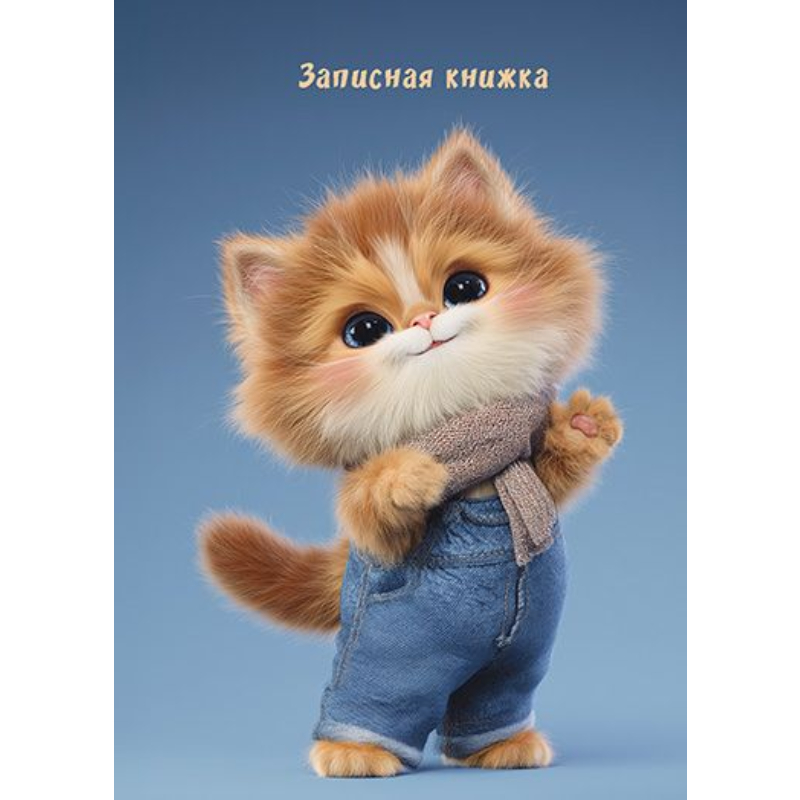Блокнот-бизнес А6 100 л. (спираль) Котенок С0592-146
