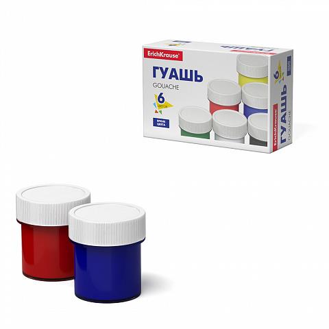 Гуашь 6 цв. 17 мл ErichKrause 50543