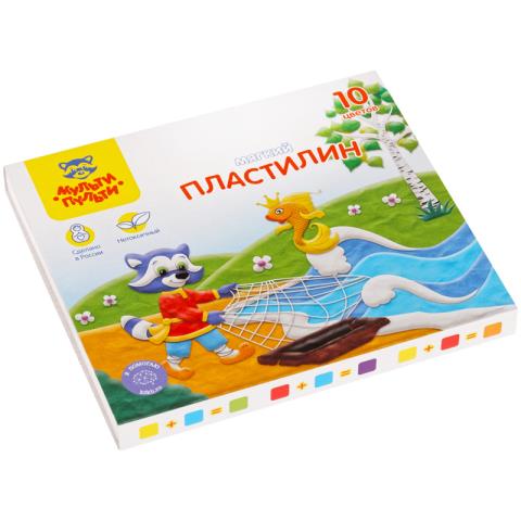 Пластилин 10 цв. Мульти-Пульти Енот в сказке МП_41709 120 гр Пластилин 10 цв. Мульти-Пульти Енот в сказке МП_41709 120 гр