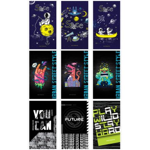 Блокнот А6 48 л. ArtSpace Boys trend Микс Б6к48_29365