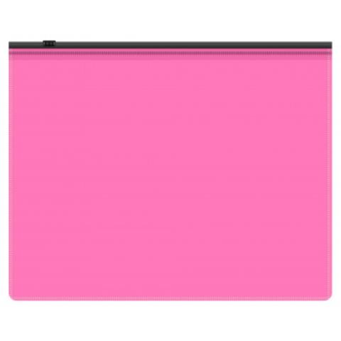 Папка-конверт А5 на молнии Бюрократ Double Neon DNEBPM5APINKBL розовый 1481843