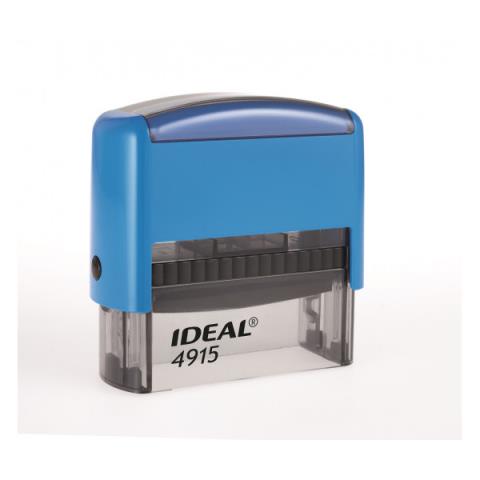 Оснастка для штампа 70х25 4915 IDEAL синяя 125430 Оснастка для штампа 70х25 4915 IDEAL синяя 125430