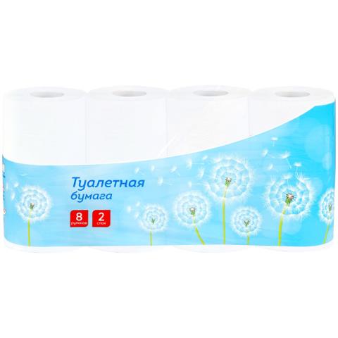 Туал. бумага OfficeClean 2сл. 28,5м. белая 8шт. 325789