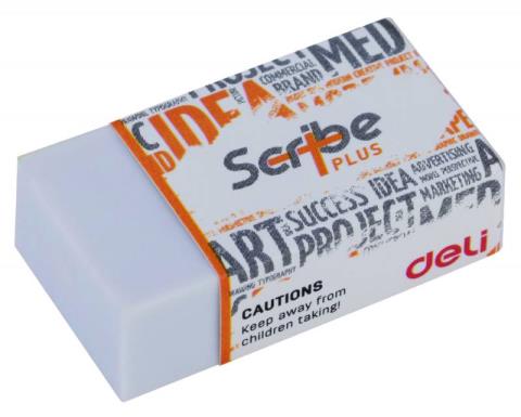 Ластик Deli Scribe Plus EH00310 белый Ластик Deli Scribe Plus EH00310 белый