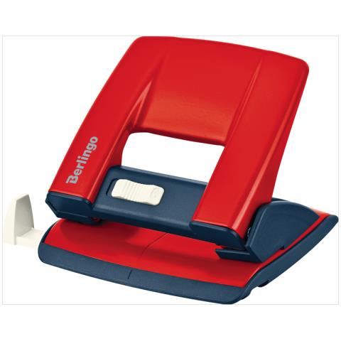 Дырокол 20 л. Berlingo металлич. 20181 красный