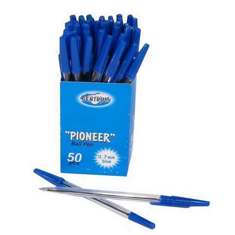 Ручка шариковая PIONEER (синяя) 80085 (0,5) /кор1000