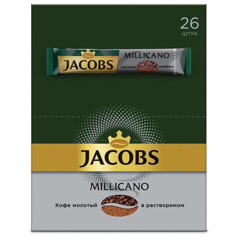 Кофе растворимый Jacobs Monarch Millicano сублимированный 26  пакетиков по 1,8 г 78134