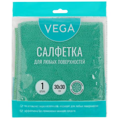 Салфетка Vega 30х30 микрофибра 320872