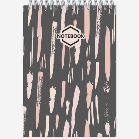 Блокнот А5 80 л. (спираль) Стильный Офис 2737/1021608