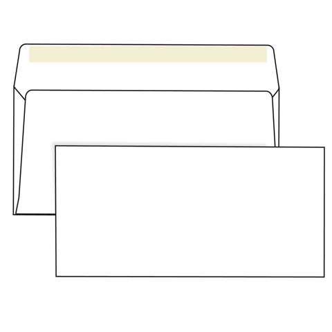 Конверт 110х220 (декстрин) Е65