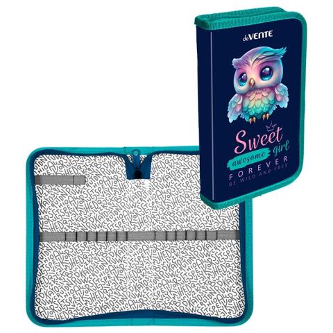 Пенал 1 секц. deVENTE 7011405 Happy Owl Пенал 1 секц. deVENTE 7011405 Happy Owl