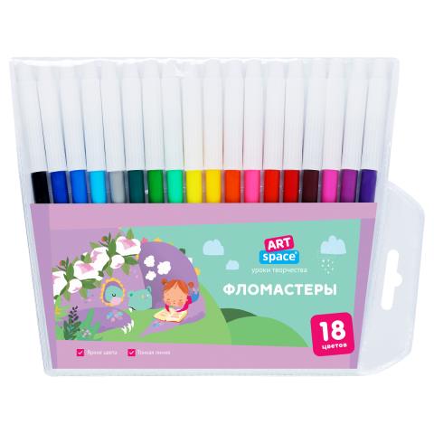 Фломастер 18 цв. ArtSpace Рассказы WP_92201 Фломастер 18 цв. ArtSpace Рассказы WP_92201