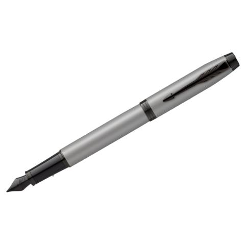 Ручка перо PARKER IM Achromatic Grey 0,8 2127619 синяя