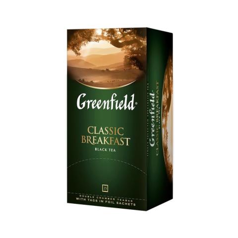 Чай Greenfield Classic Breakfast черный 25 пакетиков 