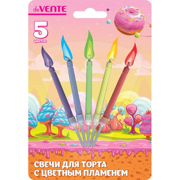 Свечи для торта deVENTE 9060800 5 шт.