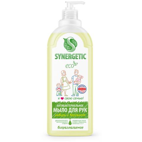Мыло жидкое 1 л. Synergetic Имбирь и бергамот Мыло жидкое 1 л. Synergetic Имбирь и бергамот