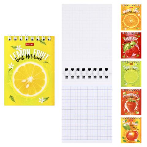 Блокнот А7 40 л. (спираль) Хатбер Сладкое настроение 40Б7В1гр