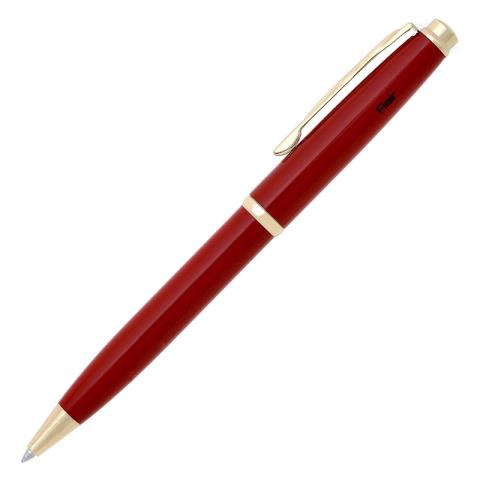 Ручка шариковая Flair F-1230 красный металл корп. футляр синяя