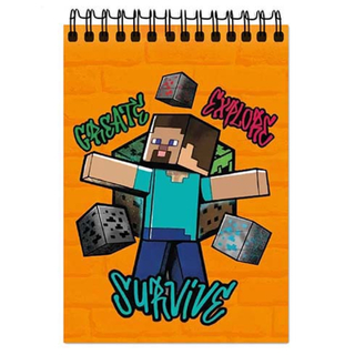 Блокнот А6 60 л. (спираль) Centrum My Game 77266