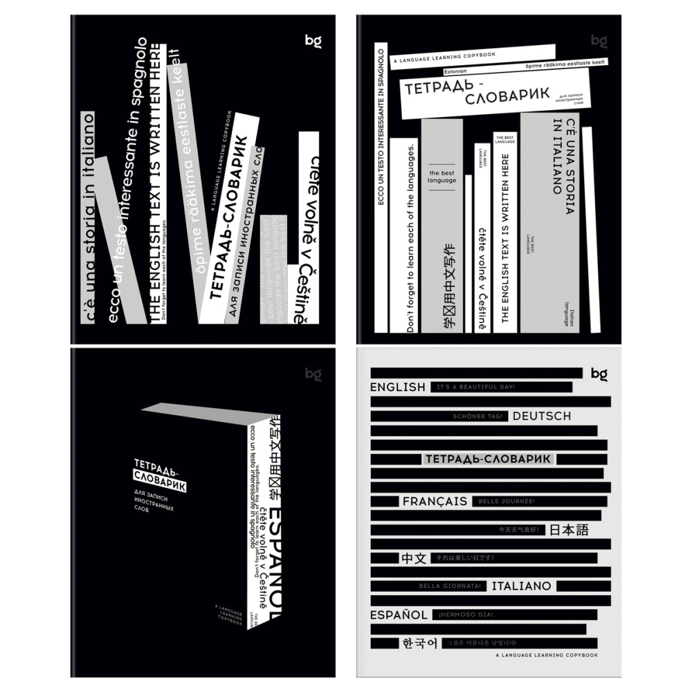 Тетрадь-словарь для записи иностранных слов А5 48 л. БиДжи Изучение языков ТС5ск48 09913